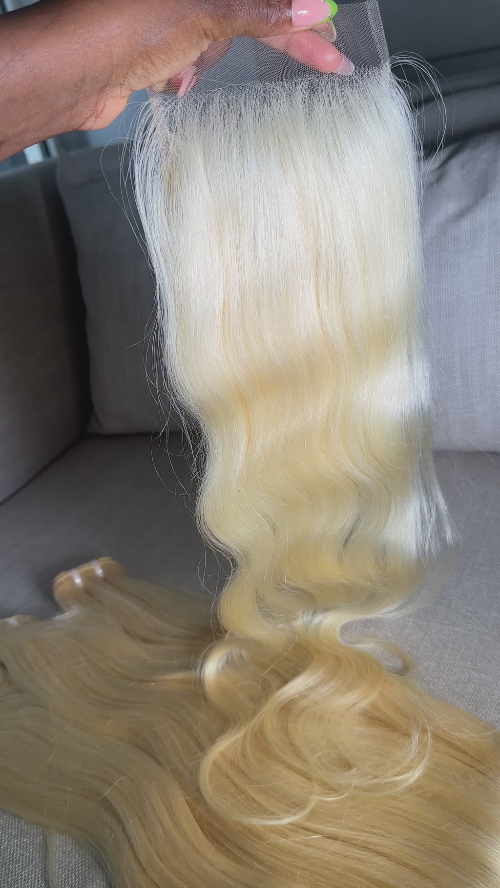 5x5 HD Lace Closure | Raw Platinum Blonde - NIA Hair